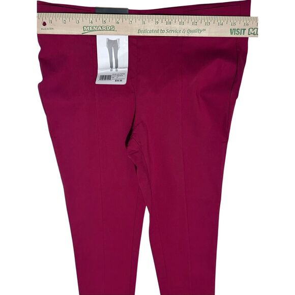 Rafaella Comfort Slim Ankle Chilipepper Red Slip On Pants Size 12 NWT - Picture 8 of 12